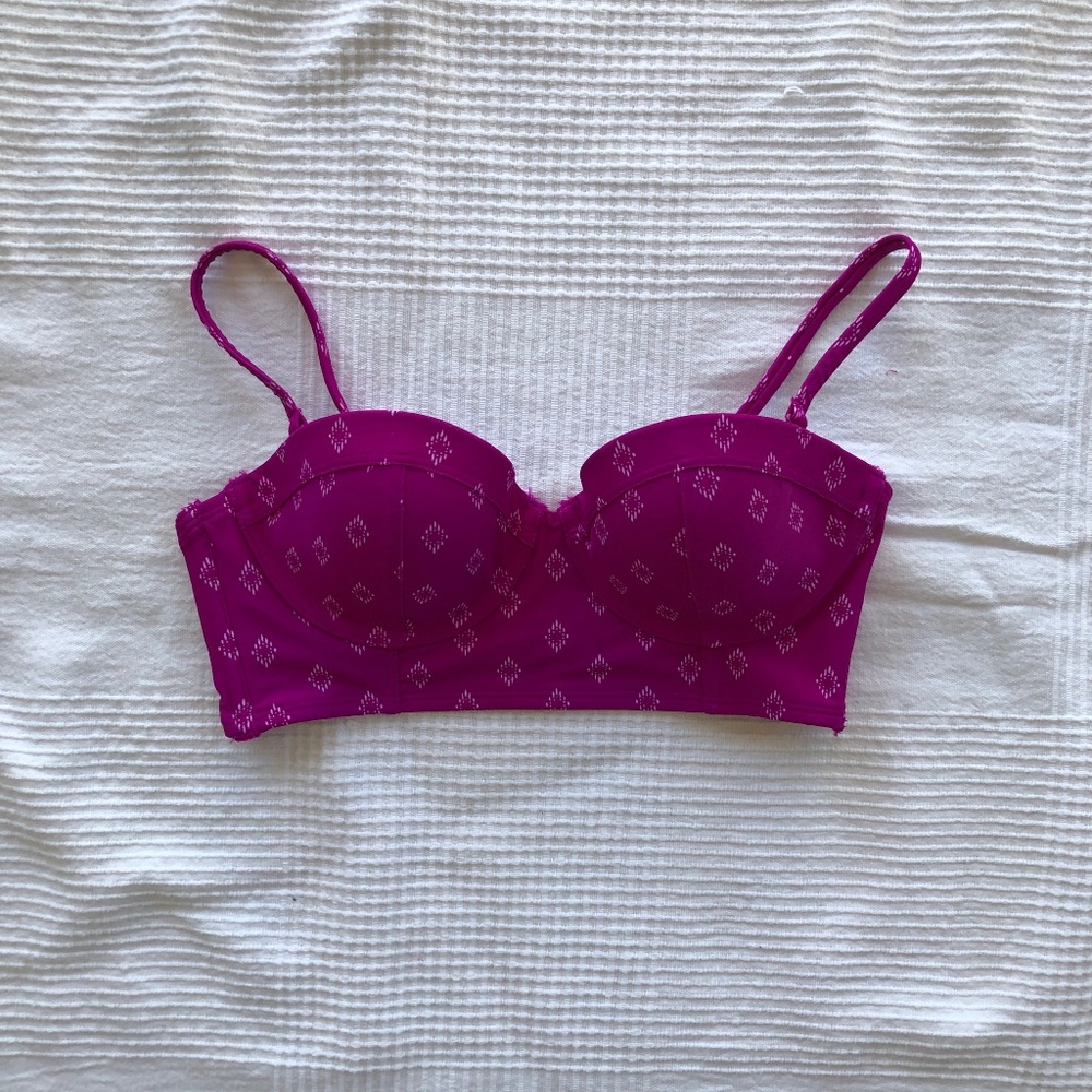 Old Navy Bustier Underwire Bikini Top